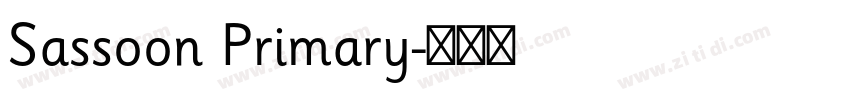 Sassoon Primary字体转换